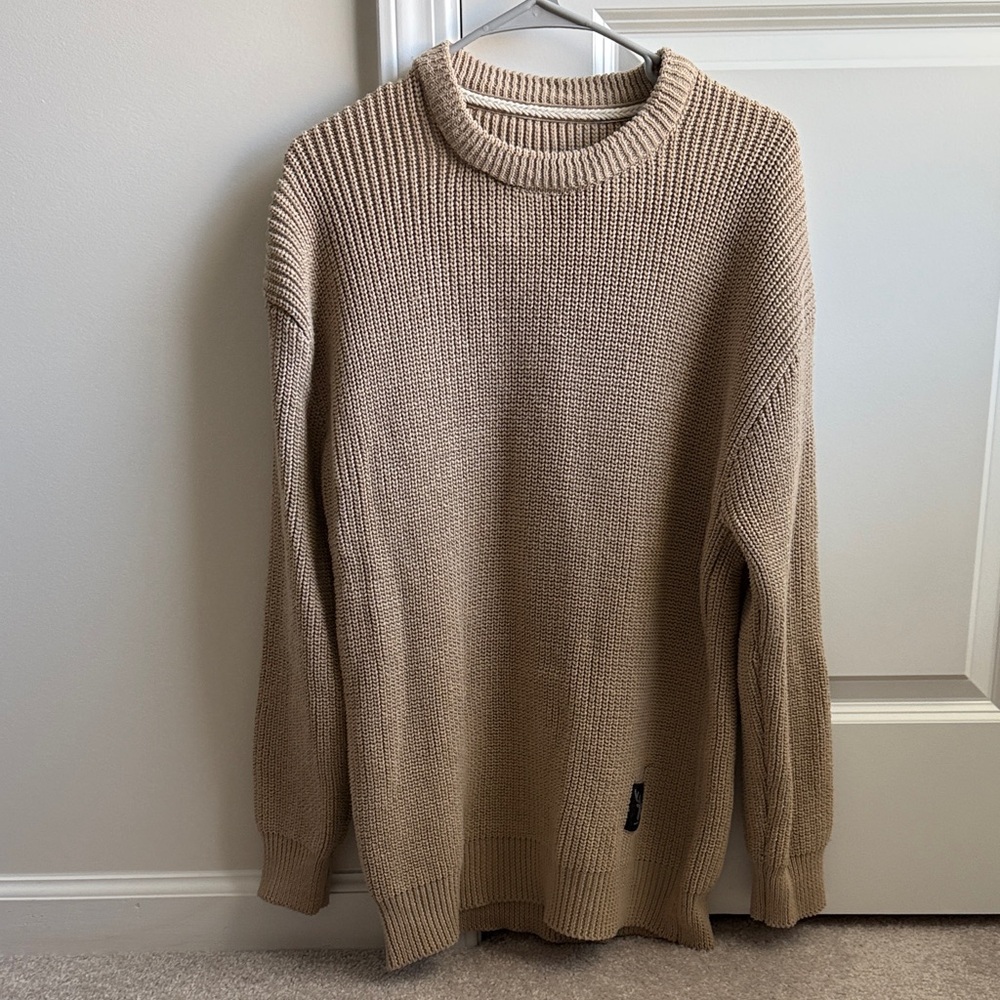 Men's Tan Sweater